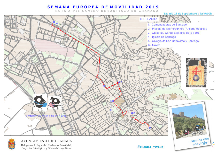 Camino de Santiago en Granada SEM 2019